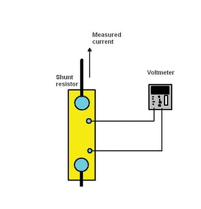 Four-Wire Current Shunt Configuration for Accurate Current Measurement